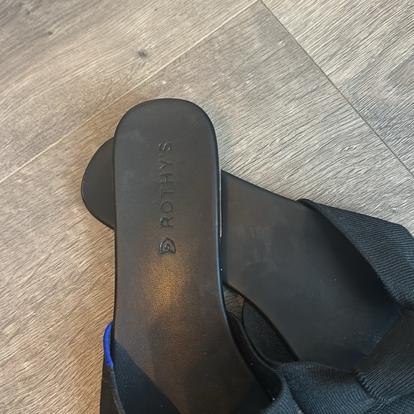 Rothy’s The Knot Black Slide sandal size 8.5 EUC - Picture 5 of 7